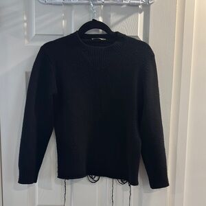 Celine Black Crew Neck Sweater